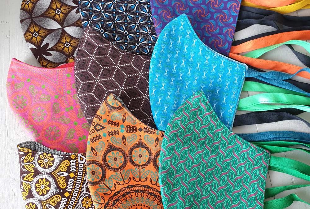 Quality Shweshwe Face Mask by Mzansi Gift